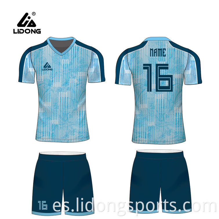 Super Septiembre Sublimation Soccer Jersey Custom Jersey Football Shirts Deporte Desgaste Uniformes de fútbol